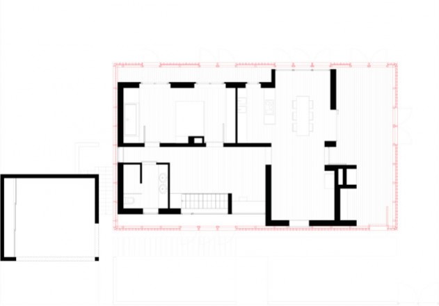 Baricco Pfeifer energetische Umhüllung Wohnhaus Grundriss EG