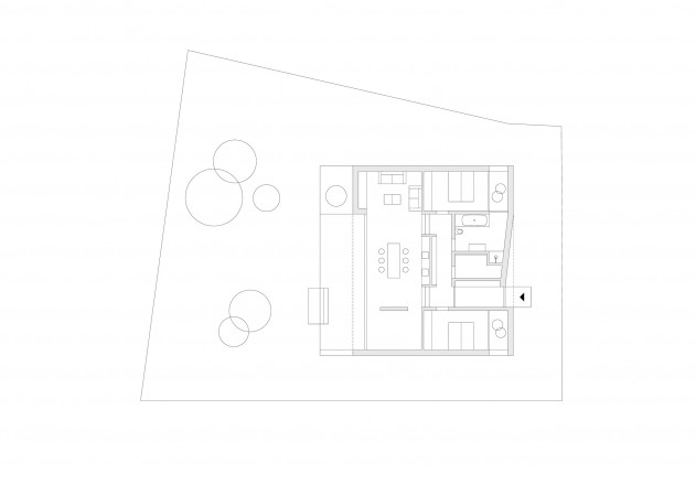Töpfer Bertuleit ein Innenhaus Grundriss Erdgeschoss