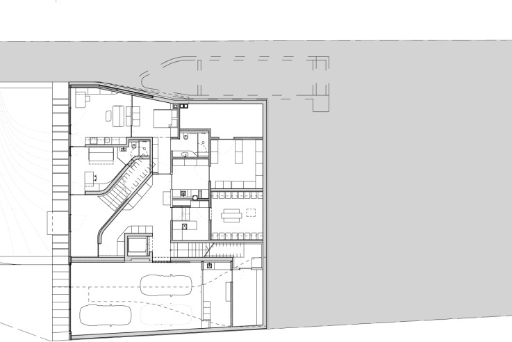 Un Studio Haus am Weinberg Grundriss Erdgeschoss