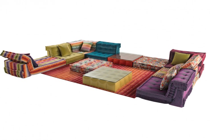 Roche Bobois Mah Jong Sofa modulierbar