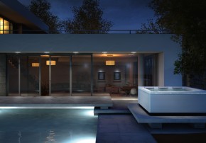 Just Silence: Villeroy&Boch Außenwhirlpool