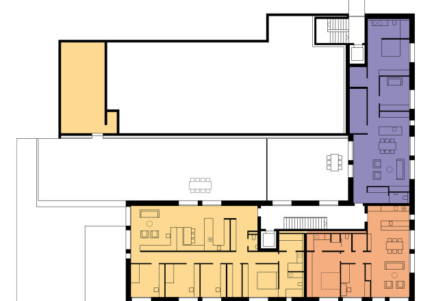 Gohm Hiessberger Architekten Familienwohnhaus Grundriss Erdgeschoss