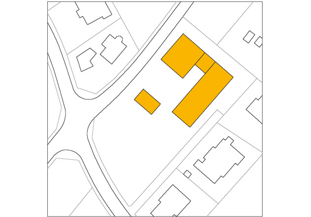 Gohm Hiessberger Architekten Familienwohnhaus Lageplan