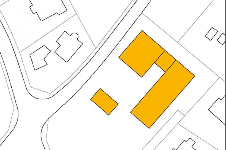 Gohm Hiessberger Architekten Familienwohnhaus Lageplan