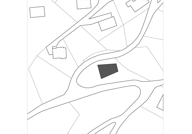 Hurst Song Architekten Betonhaus in den Bergen Lageplan