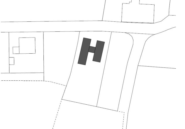 Kühnlein Architektur Holzhaus mit Hof Lageplan