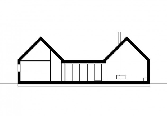 Kühnlein Architektur Schnitt durchs Holzhaus
