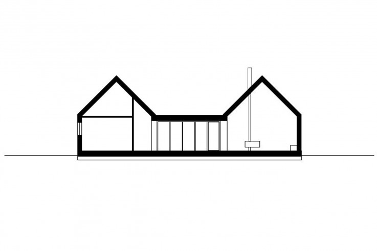 Kühnlein Architektur Schnitt durchs Holzhaus