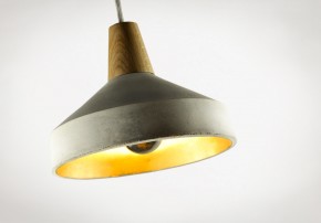 Pendelleuchte Rehform Lampenschirm Blattgold