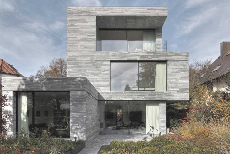 Beer Architektur Staedtebau wie ein Felsen im Garten Fassade Garten