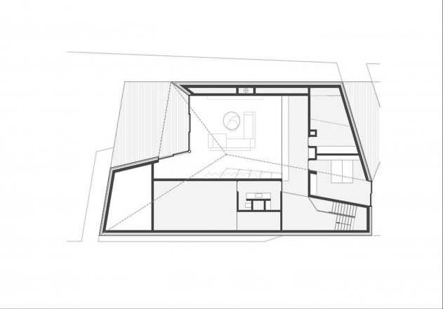 Biehler Weith Associated wohnen auf der Insel Grundriss Obergeschoss