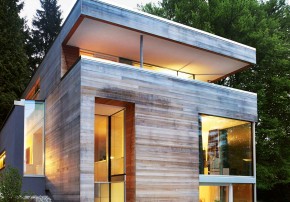 Michael Schattan modernes Einfamilienhaus Hanglage Aussenansicht