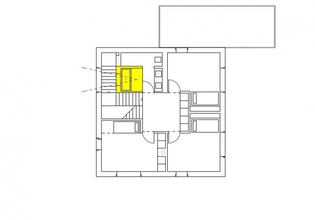 Schaeffer Architecture Technology flexibler Grundriss flexibles Wohnen Grundriss Obergeschoss heute