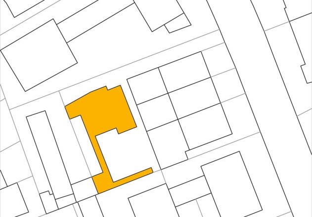 Meixner Schlueter Wendt ein Innenstadthaus Lageplan