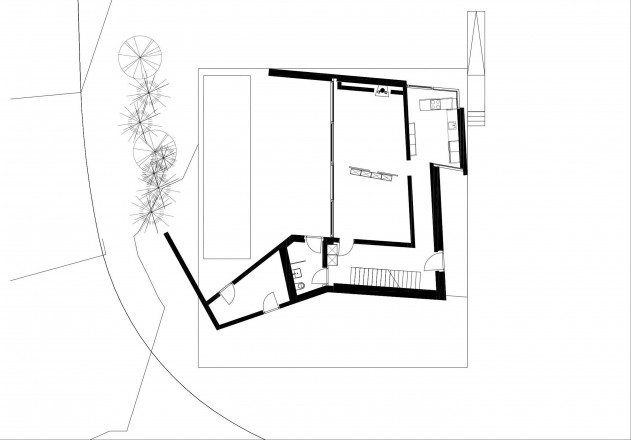 Werknetz Architektur kleines Haus fuer Zwei Grundriss Erdgeschoss