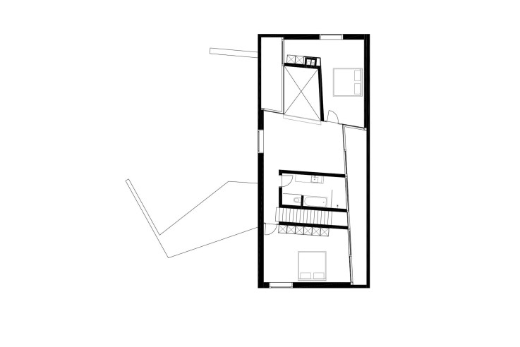 Werknetz Architektur kleines Haus fuer Zwei Grundriss Obergeschoss