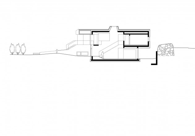 Architekten Kerschbaumer Pichler Partner Klimahaus aus Beton Schnitt