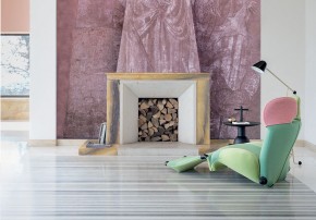 Chaiselongue Cassina gruen rosa