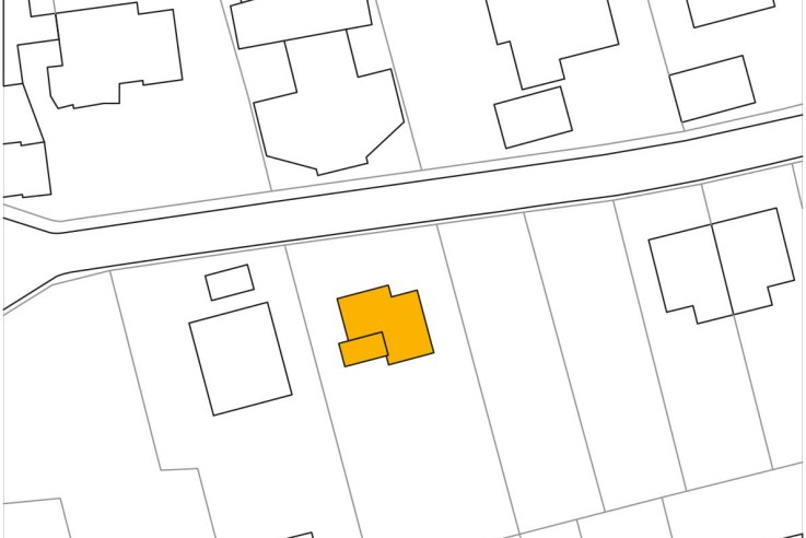 Fuchs Wacker Architekten Terrassenhaus am Hang Lageplan