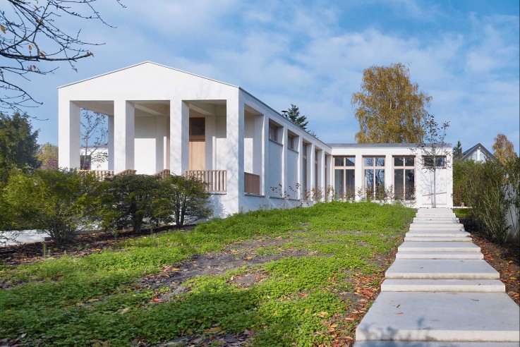 Uwe Schröder die goldene Mitte kreuzförmiger Grundriss