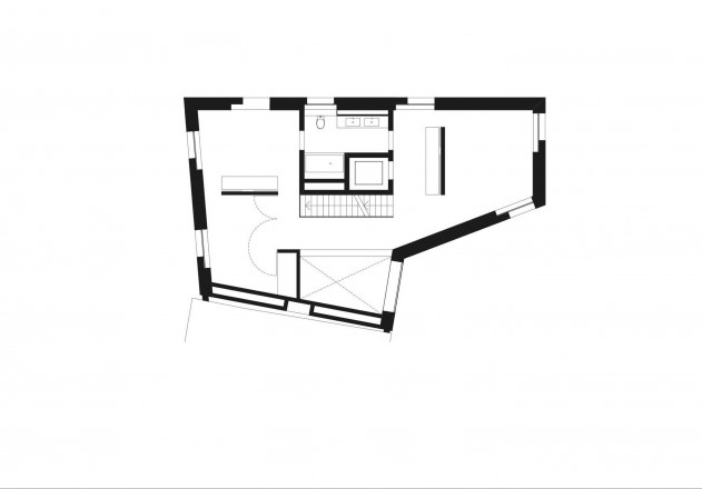 Bob Gysin Partner ein Minergiehaus Grundriss drittes Obergeschoss