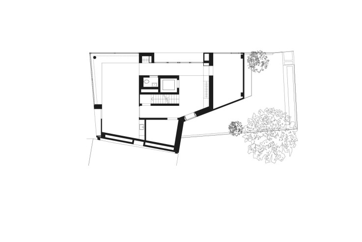 Bob Gysin Partner ein Minergiehaus Grundriss Erdgeschoss