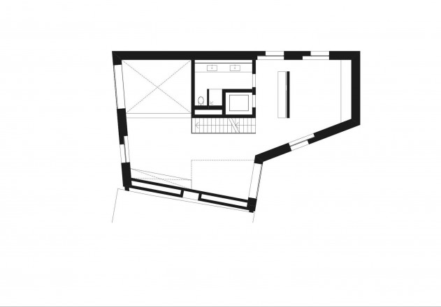 Bob Gysin Partner ein Minergiehaus Grundriss zweites Obergeschoss
