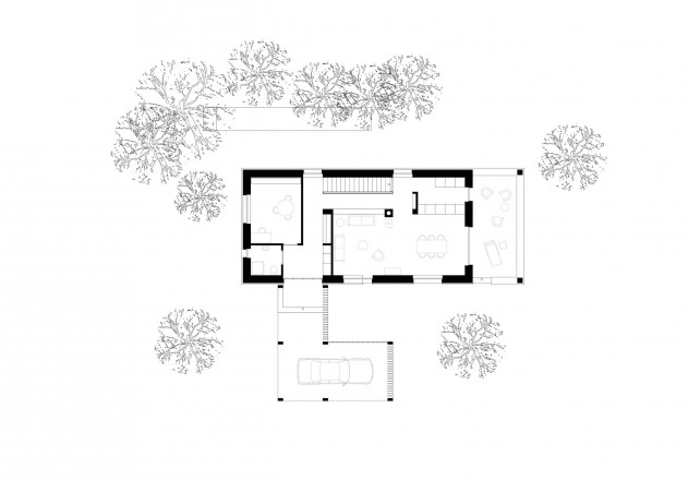 Nuyken von Oefele Architekten Alles aus einem Guss Grundriss Erdgeschoss