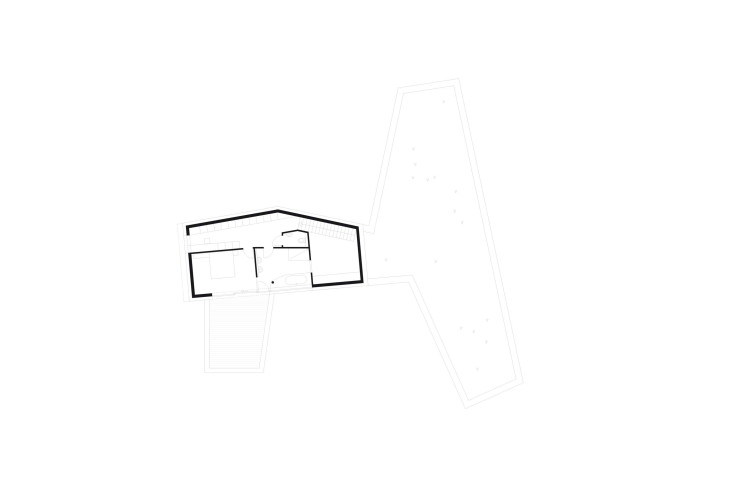 Yes Architecture nachhaltiges Holzhaus Grundriss Obergeschoss