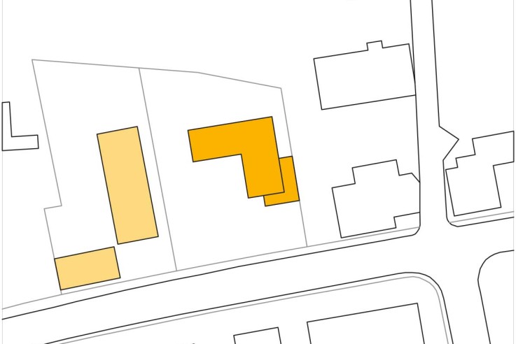 Alexander Brenner Architekten zwei Einfamilienhaeuser Lageplan
