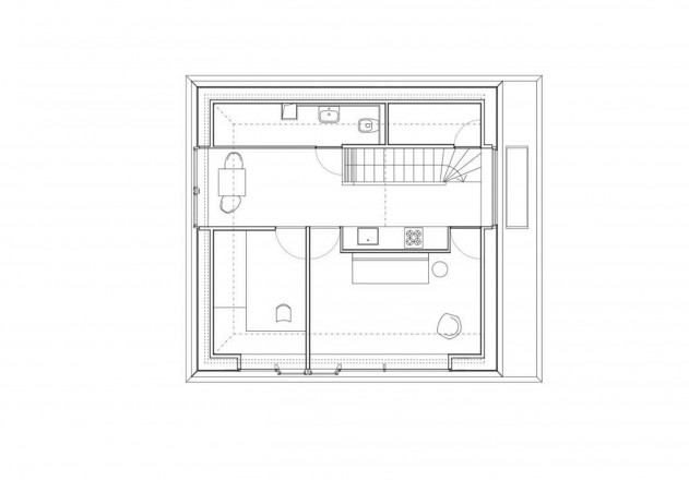 Amunt Nagel Theissen Darth Vader Passivhaus Grundriss zweites Obergeschoss