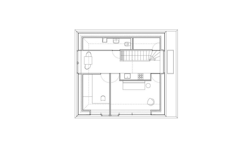 Amunt Nagel Theissen Darth Vader Passivhaus Grundriss zweites Obergeschoss