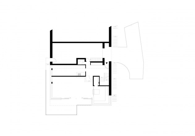 Atelier Luegs Haus am Ammersee Grundriss Erdgeschoss