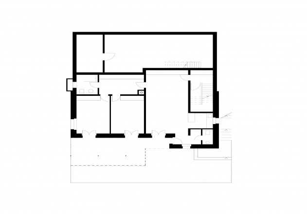 Atelier Luegs Haus am Ammersee Grundriss Untergeschoss