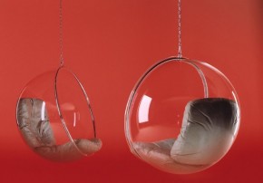Bubble Chair Adelta Eero Aarnio Acryl Leder