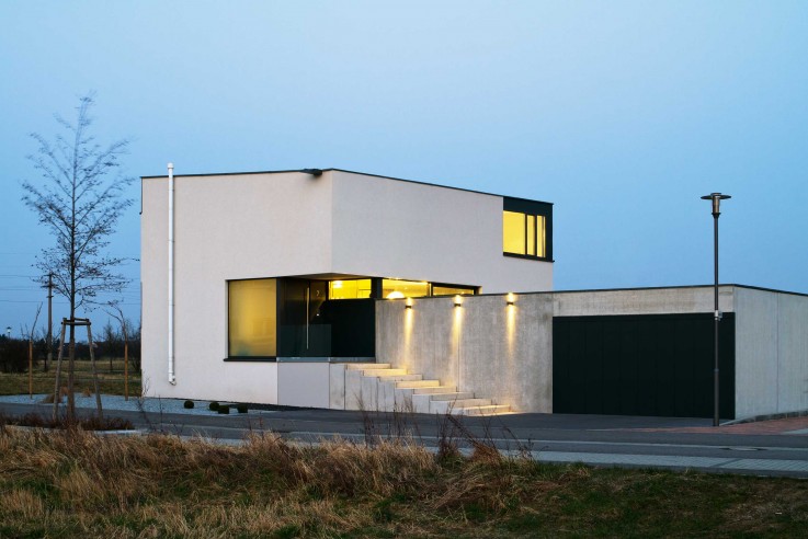 Joellenbeck Wolf Architekten ein Bürgermeisterhaus Betonhaus Einfamilienhaus