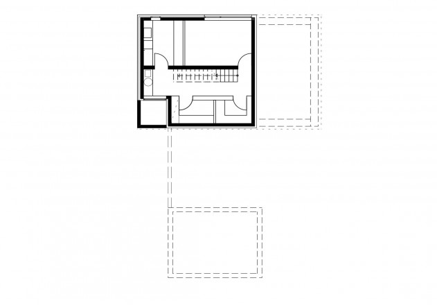 Joellenbeck Wolf Architekten ein Bürgermeisterhaus Grundriss Untergeschoss