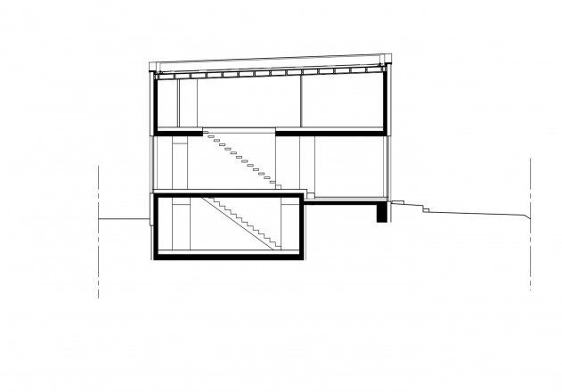 Joellenbeck Wolf Architekten ein Bürgermeisterhaus Schnitt