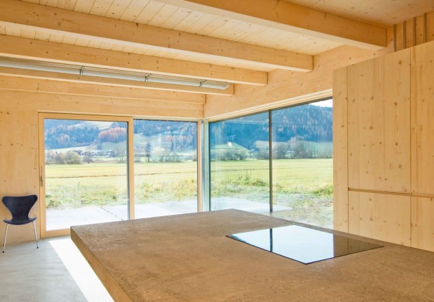 LP Architektur Einfamilienhaus mit Nebengebäude Holzhaus