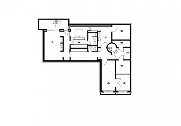 Maio Maio Architekten Betonskulptur nach Mass Grundriss Untergeschoss