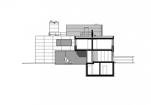 Maio Maio Architekten Betonskulptur nach Mass Grundriss Schnitt