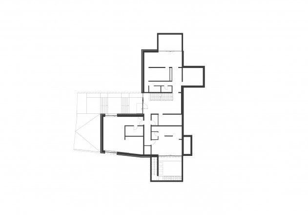 Titus Bernhard Architekten Haus aus Stein Grundriss Untergeschoss