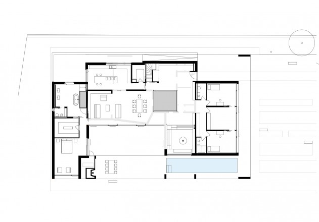 Osterwold Schmidt radikaler Umbau Grundriss Erdgeschoss