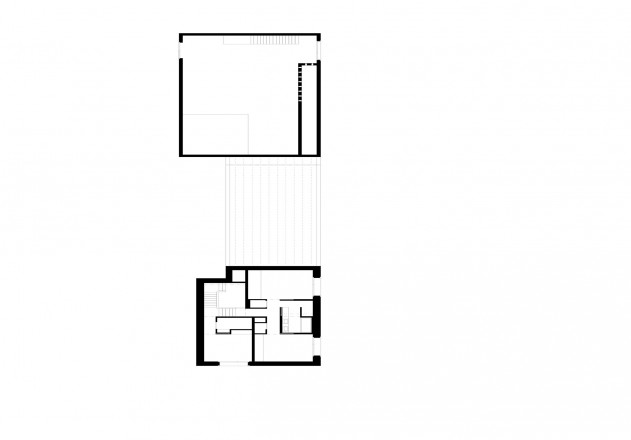 Schneider Schneider Architekten wohnen mit Pferden Grundriss Obergeschoss
