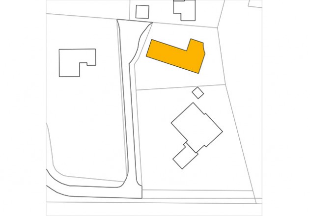 Berschneider + Berschneider Einfamilienhaus Kuben Lageplan