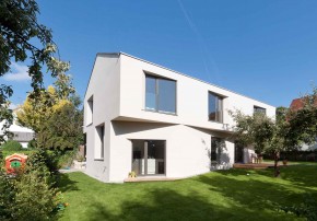 Palais Mai Architekten Nachverdichtung Einfamilienhaus Aussenansicht Gartenseite