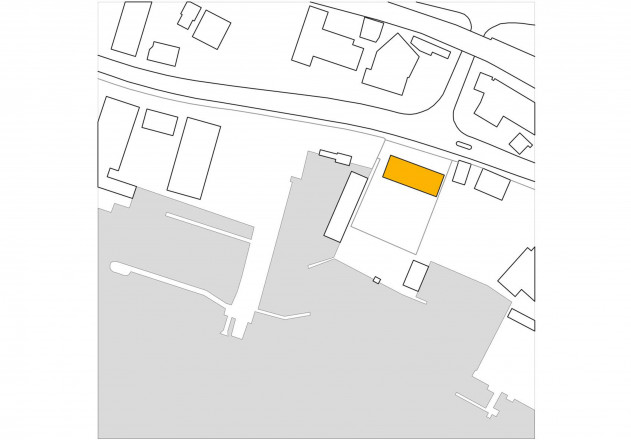 e2a Architekten Sichtbetonbaus Lageplan