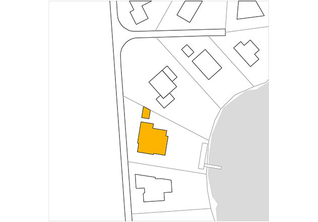 Meier Architekten kleiner Pavillon Zürichsee Lageplan