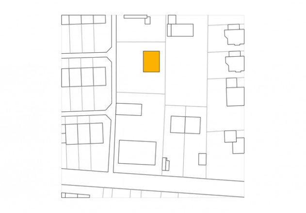 Neutard Schneider Architekten puristisches Einfamilienhaus Lageplan