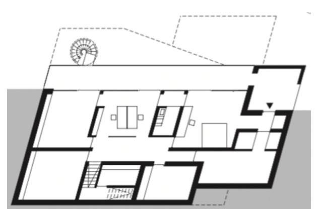Biehler Weith Associated Beton Villa Grundriss UG